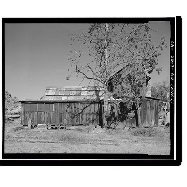 Historic Print, Desert Queen Ranch, Keys Ranch House, Twentynine Palms