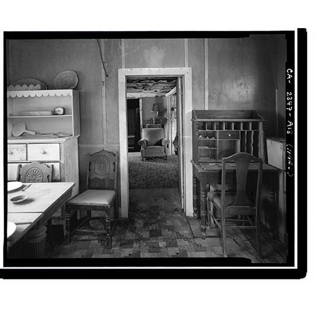 Historic Print, Desert Queen Ranch, Keys Ranch House, Twentynine Palms