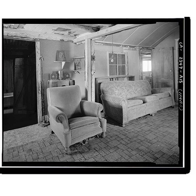 Historic Print, Desert Queen Ranch, Keys Ranch House, Twentynine Palms