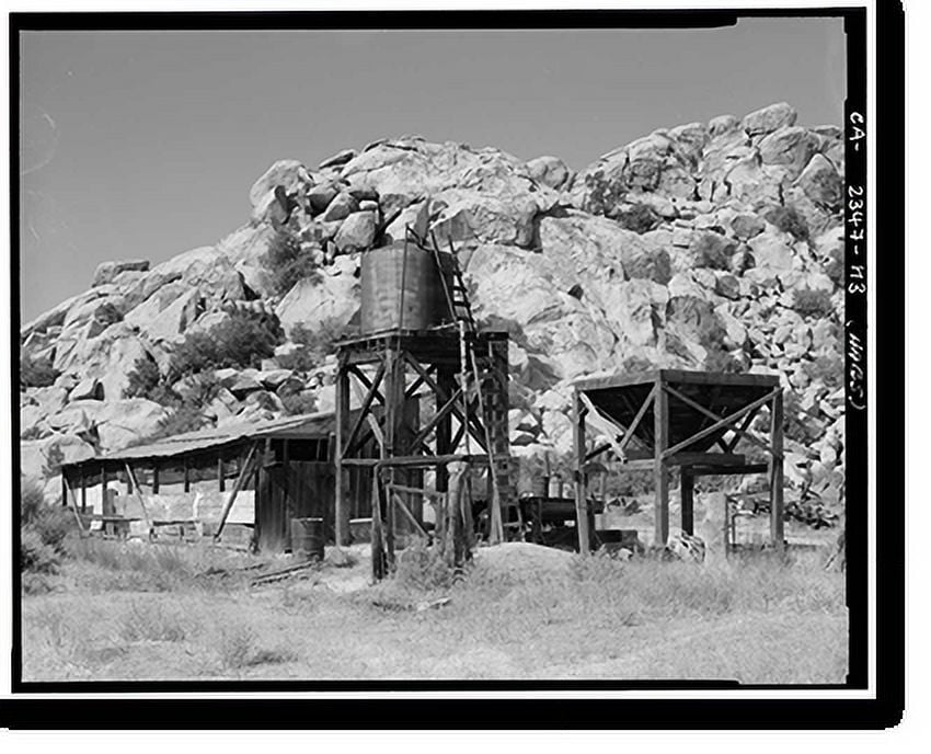 Historic Print, Desert Queen Ranch, Machine Shop, Twentynine Palms