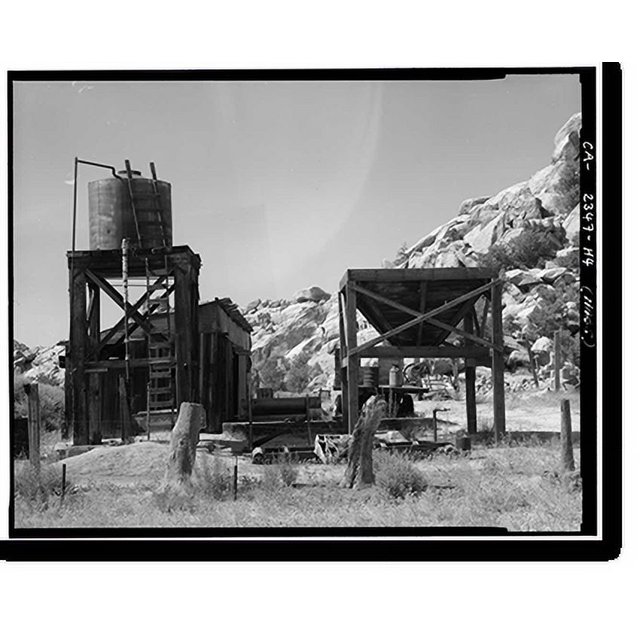 Historic Print, Desert Queen Ranch, Machine Shop, Twentynine Palms