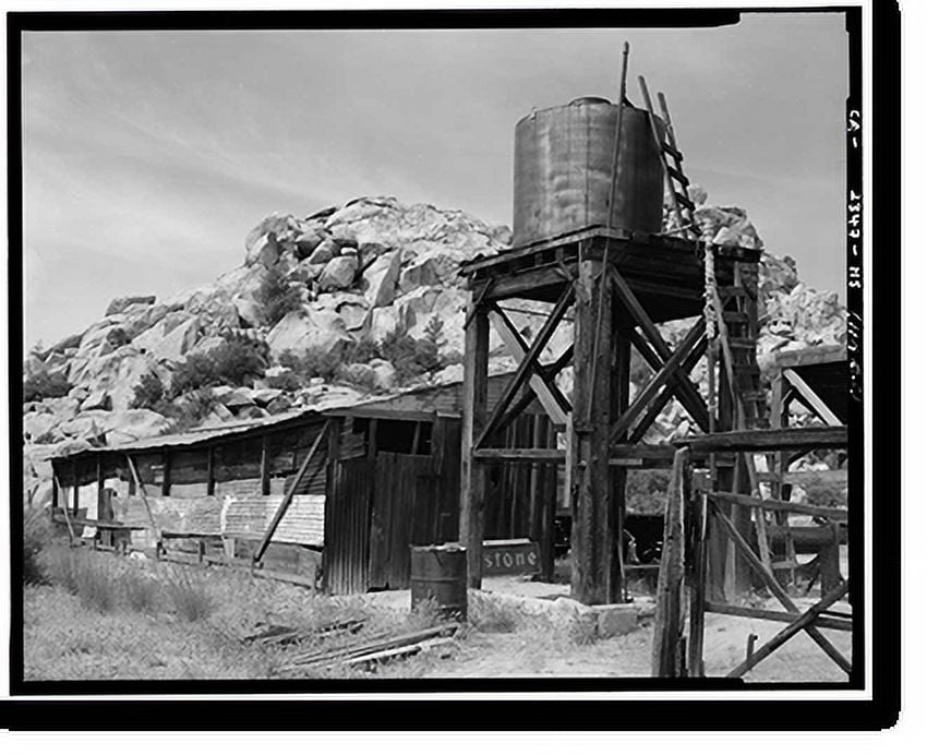 Historic Print, Desert Queen Ranch, Machine Shop, Twentynine Palms