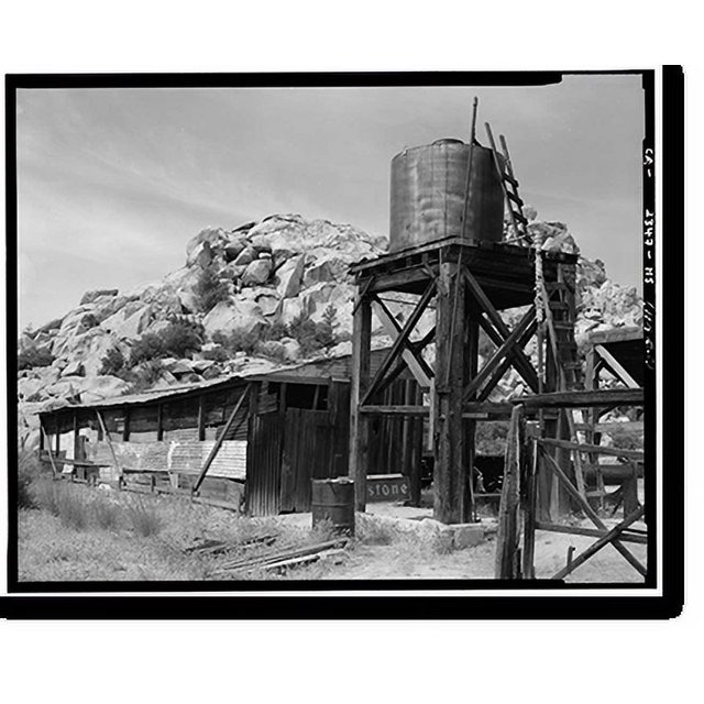 Historic Print, Desert Queen Ranch, Machine Shop, Twentynine Palms