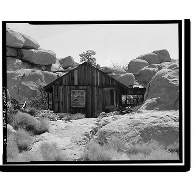 Historic Print, Desert Queen Ranch, North House, Twentynine Palms