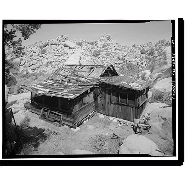 Historic Print, Desert Queen Ranch, North House, Twentynine Palms
