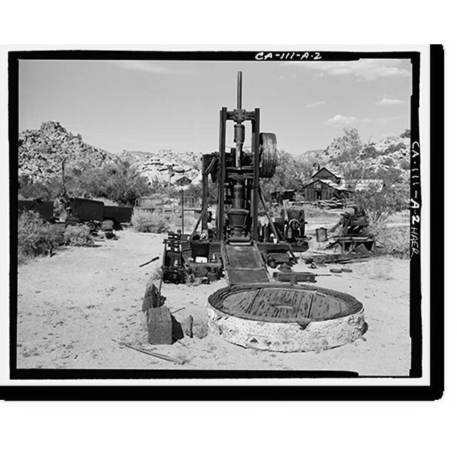 Historic Print, Desert Queen Ranch, One Stamp Gold Mill, Twentynine