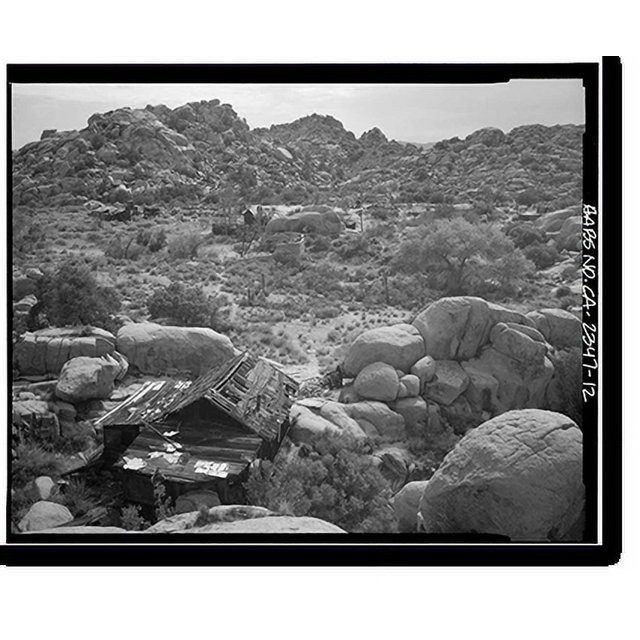 Historic Print, Desert Queen Ranch, Twentynine Palms vicinity, San
