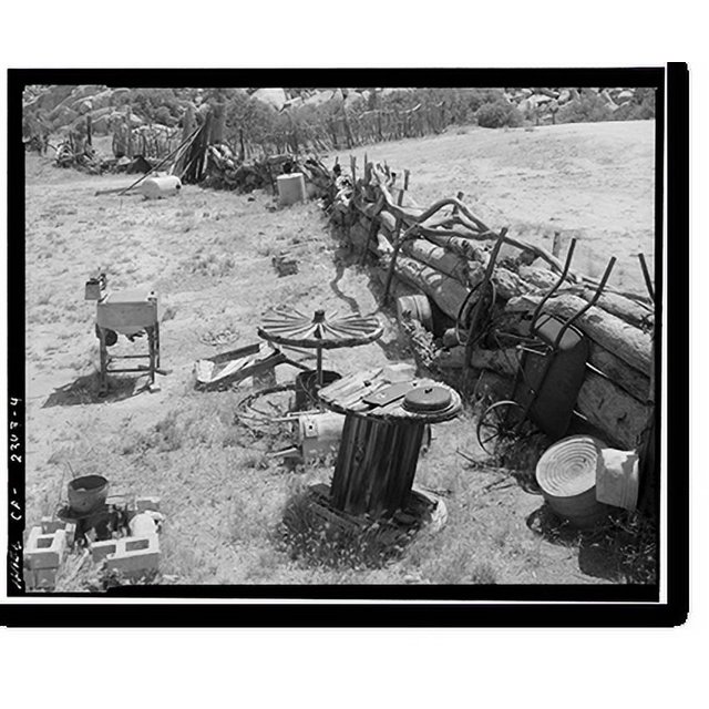 Historic Print, Desert Queen Ranch, Twentynine Palms vicinity, San