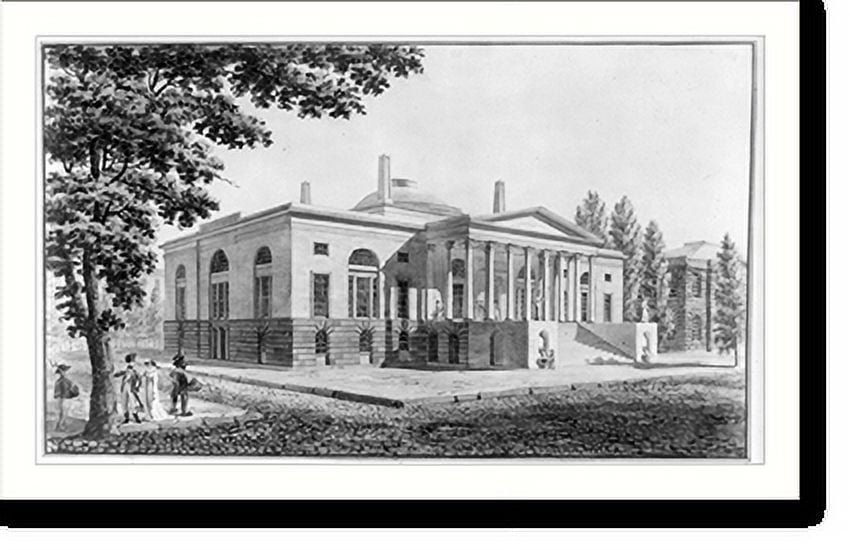 Historic Print, [Design of a city hall proposed to be built in New York