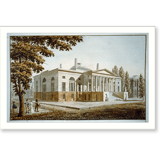 Historic Print, [Design of a city hall proposed to be built in New York. Rendering] - 2, 16" x 20"