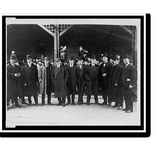 Historic Print, Detroit Baseball Club leaving for training headquarters