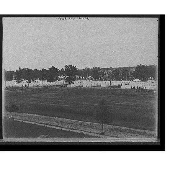 Historic Print, Detroit, Mich., Camp Pingree - 4, 16" x 20"