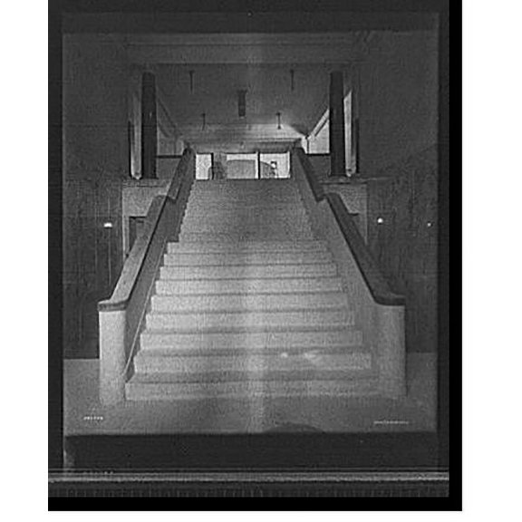 Historic Print, [Detroit, Mich., Northwestern High School, main stairway], 16" x 20"