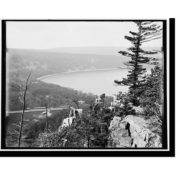 Historic Print, Devil's Lake, Wisconsin, 18" x 24"
