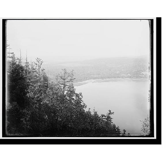 Historic Print, [Devil's Lake from Observatory Hill, Wisconsin], 16" x 20"