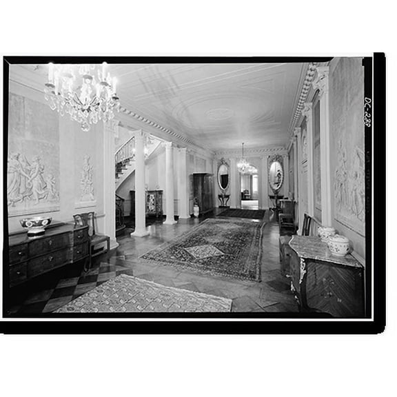 Historic Print, Devore-Chase House, 2000 Twenty-fourth Street Northwest, Washington, District of Columbia, DC - 9, 18" x 24"