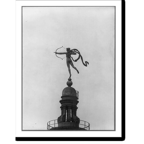 Historic Print, Diana Tower by St. Gaudens, Madison Square Garden, New York City, 18" x 24"
