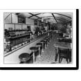 thumbnail image 1 of Historic Print, Dining room and lunch counter of Rainbow Grill located on Highway 25, Bordentown, N.J., 16" x 20", 1 of 3
