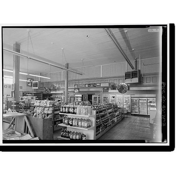 Historic Print, Docena Commisary, Adamsvill & Ensley Roads (Junction 65), Birmingham vicinity, Jefferson County, AL - 2, 16" x 20"