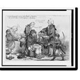 Historic Print, Doctor Sangrado curing John Bull of repletionwith the