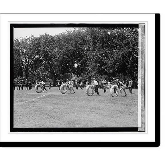 Historic Print, Doughnut race, 5/20/22, 16" x 20"