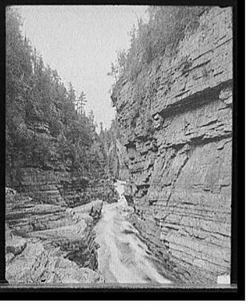 Historic Print, Down from Punch Bowl, Ausable Chasm, N.Y., 16" x 20