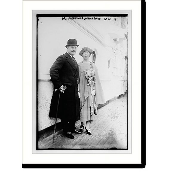Historic Print, Dr. J. Eastman Sheehan & wife, 18" x 24"