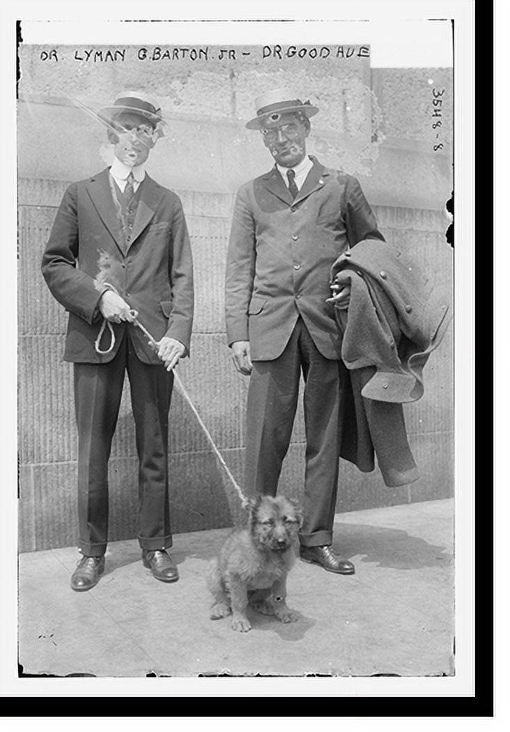 Historic Print, Dr. Lyman G. Barton, Jr. . Dr. Goodaue, 16" x 20