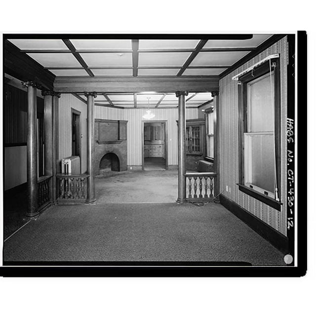 Historic Print, Dr. William M. Curtis House, 2325 High Street, Bristol