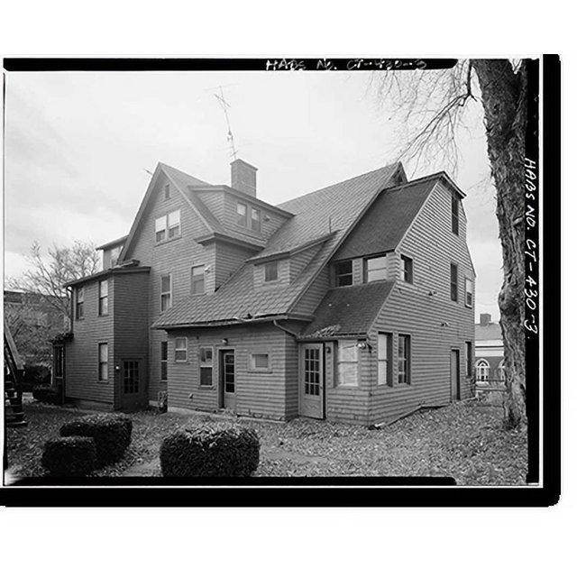 Historic Print, Dr. William M. Curtis House, 2325 High Street, Bristol