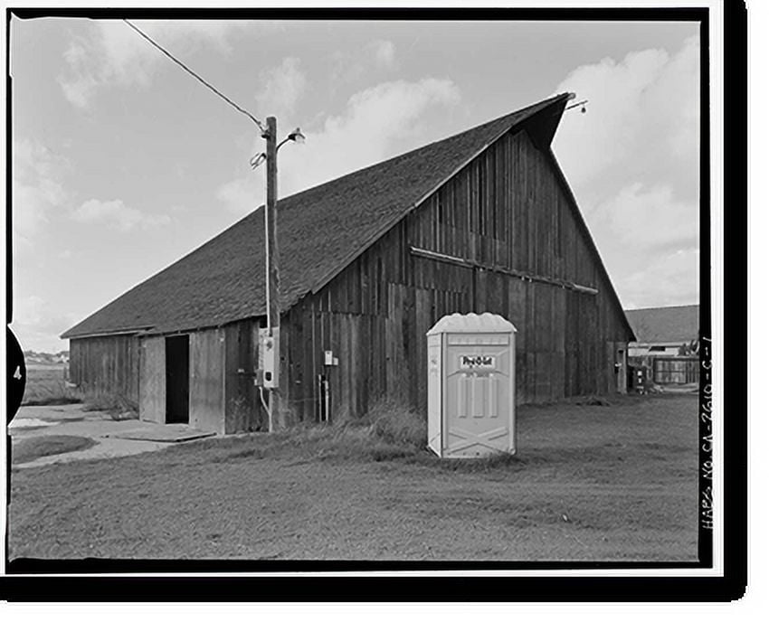 Historic Print, DrewSherwood Farm, Barn, 7927 Elk Grove Boulevard, Elk