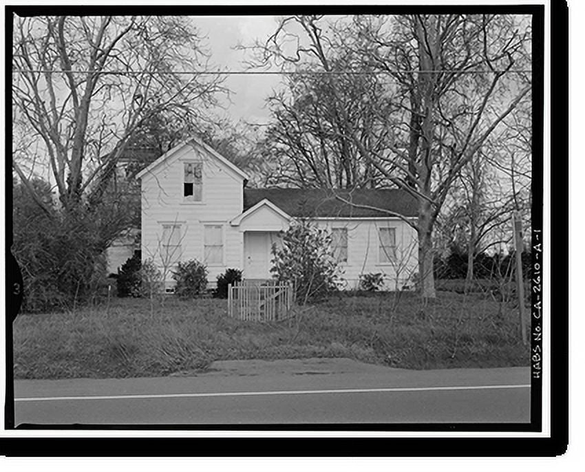 Historic Print, DrewSherwood Farm, House, 7927 Elk Grove Boulevard