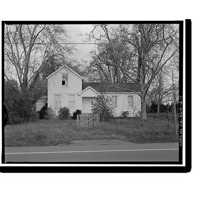 Historic Print, DrewSherwood Farm, House, 7927 Elk Grove Boulevard