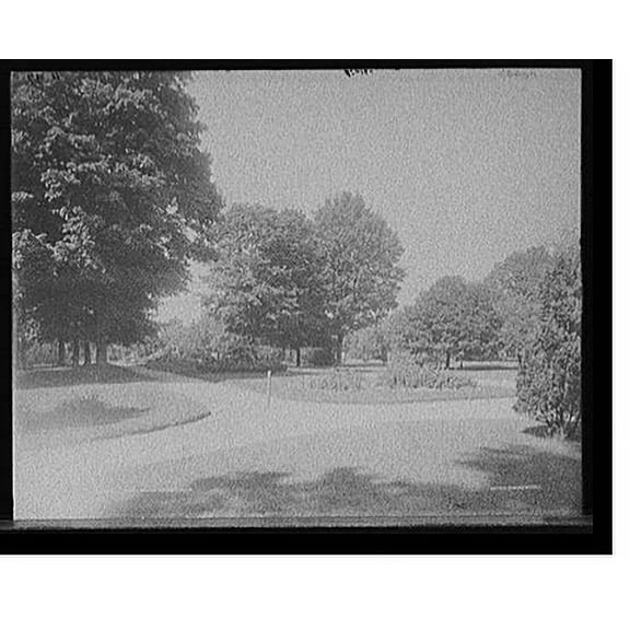 Historic Print, Drive in Lincoln Park, Grand Rapids, Mich., 16" x 20"