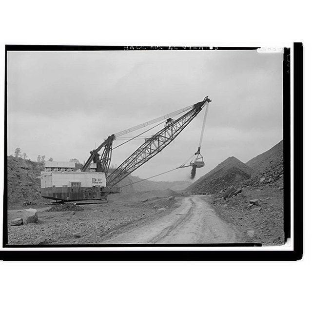 Historic Print, Drummond Coal Company Cedrum Mine, 8750 Pit, County