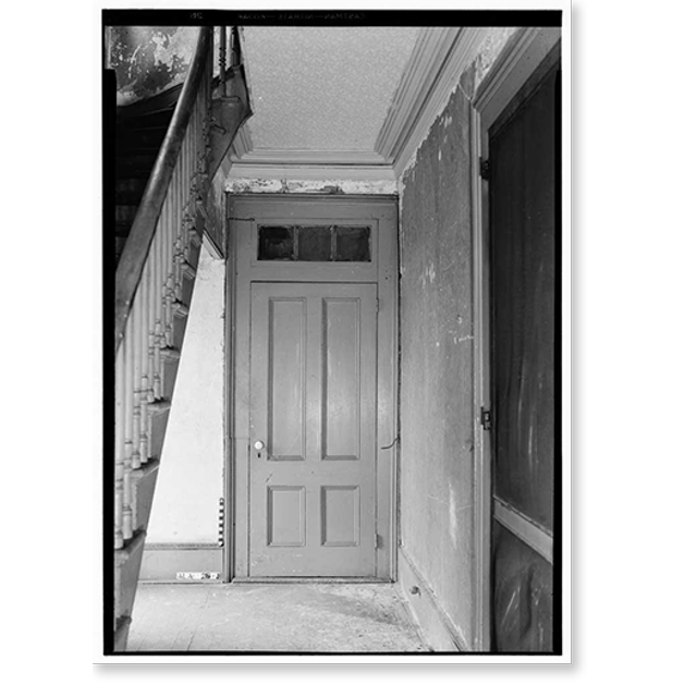 Historic Print, DuMont House, 157 Church Street, Mobile, Mobile County