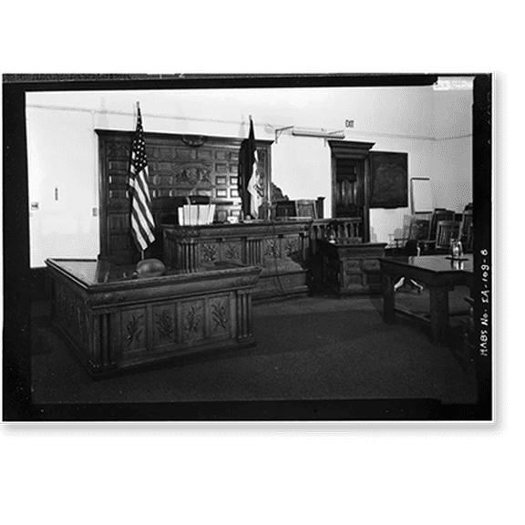 Historic Print, Dubuque County Courthouse, 720 Central Avenue, Dubuque, Dubuque County, IA - 8, 18" x 24"