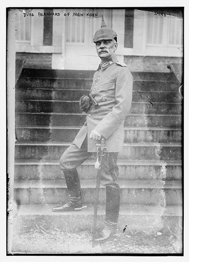 Historic Print, Duke Bernard of Meiningen, 16" x 20"