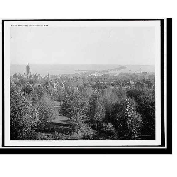 Historic Print, Duluth from Cascade Park, Minn., 16" x 20"