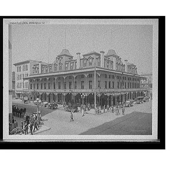 Historic Print, Duval Hotel, Jacksonville, Fla., 18" x 24"
