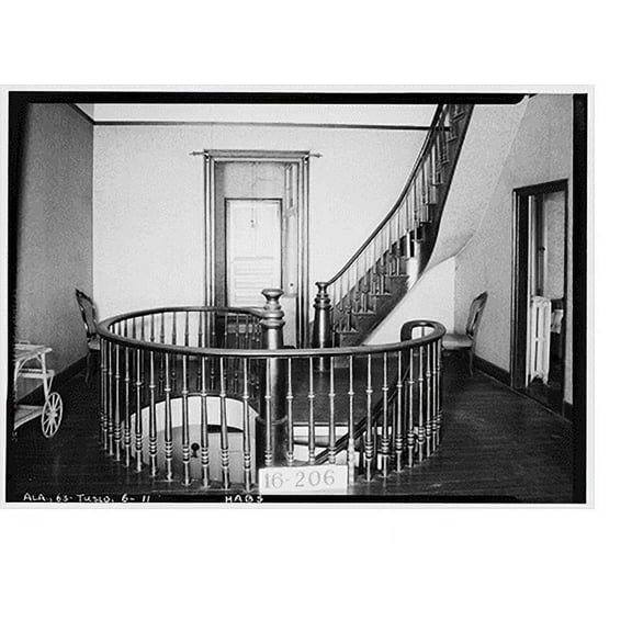 Historic Print, E. N. C. Snow House, 2414 Eighth Street, Tuscaloosa, Tuscaloosa County, AL - 11, 16" x 20"