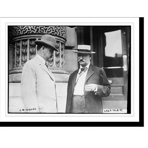 Historic Print, E.O. Woods and Fred Talbot, 18" x 24"