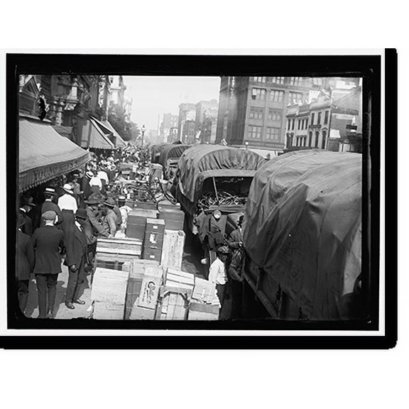 Historic Print, EMERGENCY FLEET CORPORATION. MOVING - 2, 18" x 24"