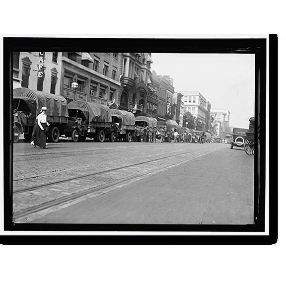 Historic Print, EMERGENCY FLEET CORPORATION. MOVING - 4, 16" x 20"