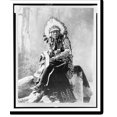 Historic Print, [Eagle Bear, fulllength portrait, seated, facing front
