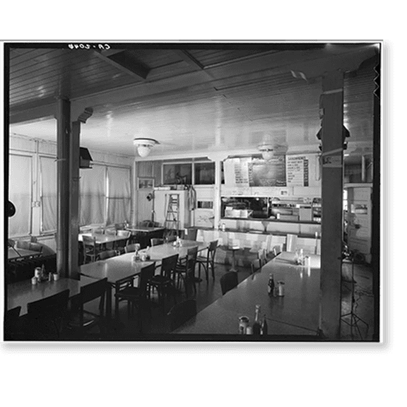 Historic Print, Eagle Cafe, 2566 Powell Street (moved to Pier 39), San Francisco, San Francisco County, CA - 6, 16" x 20"