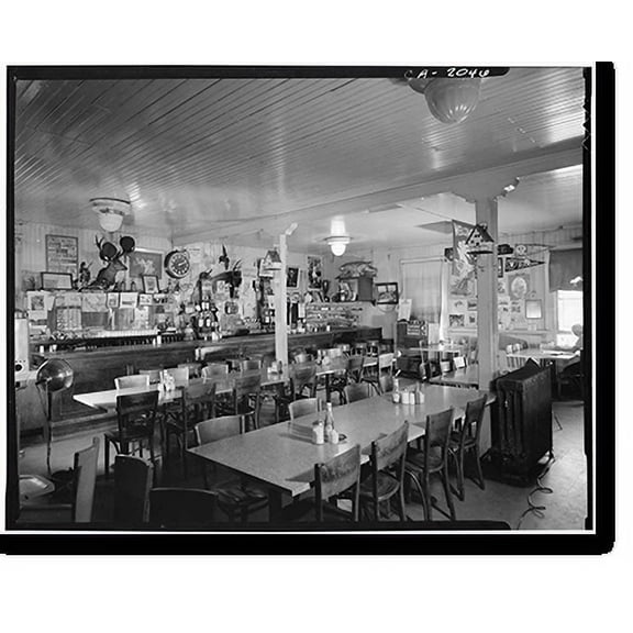 Historic Print, Eagle Cafe, 2566 Powell Street (moved to Pier 39), San Francisco, San Francisco County, CA - 7, 18" x 24"
