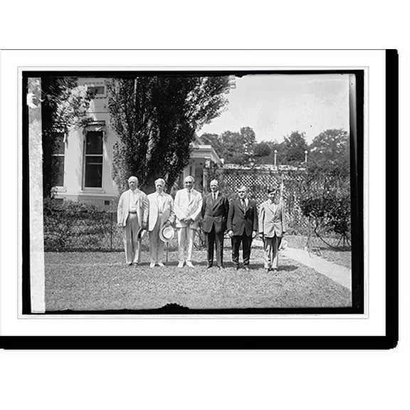 Historic Print, Eagles group with Harding - 2, 18" x 24"