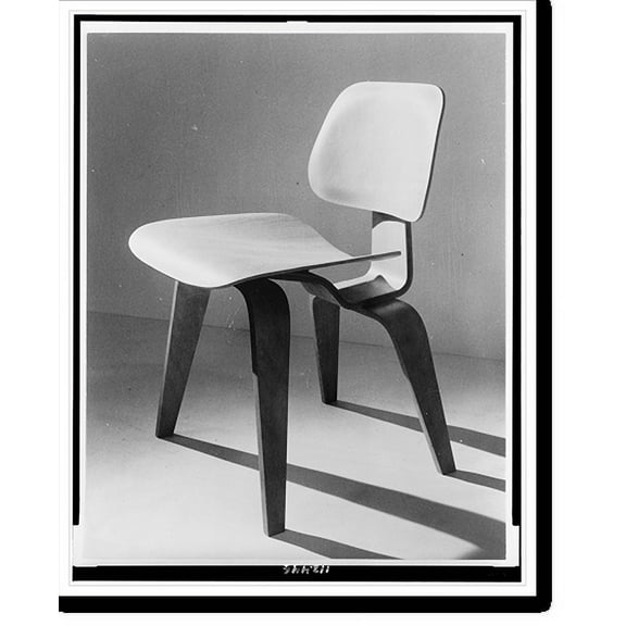 Historic Print, Eames dining chair wood, 16" x 20"