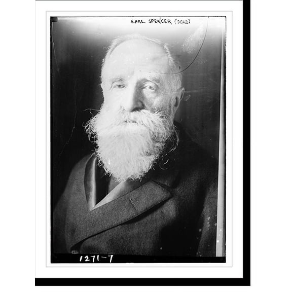 Historic Print, Earl Spencer (dead), 16" x 20"